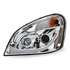 TLED-H66 by TRUX - Projector Headlight Assembly, LH, LED, Chrome, for Freightliner Cascadia