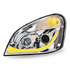 TLED-H66 by TRUX - Projector Headlight Assembly, LH, LED, Chrome, for Freightliner Cascadia