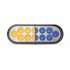 TLED-OXAB by TRUX - Turn Signal & Marker Light, Oval, Dual Revolution, Amber/Blue, LED