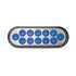 TLED-OXAB by TRUX - Turn Signal & Marker Light, Oval, Dual Revolution, Amber/Blue, LED