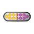 TLED-OXAP by TRUX - Turn Signal & Marker Light, Oval, Dual Revolution, Amber/Purple, LED