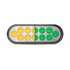 TLED-OXAG by TRUX - Turn Signal & Marker Light, Oval, Dual Revolution, Amber/Green, LED