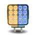 TLED-SDXB by TRUX - Dual Revolution, Double Face, Double Post, Square, LED, Amber/Red/Blue (44 Diodes)