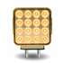 TRUX TLED-SDXC Brake Light LED Light, Double Face, Double Post, Square, with Reflector (42 Diodes)