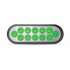 TLED-OXRG by TRUX - Stop, Turn & Tail Light, Oval, Dual Revolution, Red/Green, LED