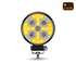 TLED-U114 by TRUX - Work Light, LED, Round, High Powered Combo, with Amber Strobe, 1800 Lumens