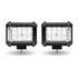 TLED-U106 by TRUX - Work Light, Cube, with Amber Side Strobe, 19 Diodes, Pair, 3600 Lumens