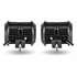 TLED-U107 by TRUX - Work Light, Cube, with Red Side Strobe, 19 Diodes, Pair, 3600 Lumens