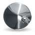 TRUX TM-2003 Hood Mirror Mirror, Convex, 8", Stainless Steel, with Offset Mounting Brackets