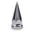 TNUT-C4 by TRUX - Nut Cover, Chrome, Plastic, 33mm Long, Threaded, Pointed, with Flange, Case of 60