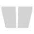 TRUX TP-1306 Cowl Panel Cowl Panel, with 8 Slotted Light Holes, for Peterbilt 379