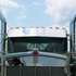 TRUX TSUN-K2 Sun Visor Sunvisor, 14", Curved Glass, with 8 x 2" Light Holes, for 2006- Kenworth W900