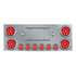 TU-9001L by TRUX - Center Panel, with 4 x 4" & 6 x 2" LEDs & 2 License LEDs