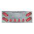 TU-9008L. by TRUX - Center Panel, Rear, Stainless Steel, with 4 Oblong & 4 x 2 1/2 LEDs & Bezels