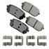 Akebono ACT1296 Disc Brake Pad Set ProACT Ultra Premium Ceramic Disc Brake Pad Kit