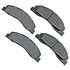 ACT1328 by AKEBONO - ProACT Ultra Premium Ceramic Disc Brake Pad Kit