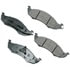 ACT576 by AKEBONO - ProACT Ultra Premium Ceramic Disc Brake Pad Kit