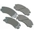 Akebono ACT579 Disc Brake Pad Set ProACT Ultra Premium Ceramic Disc Brake Pad Kit