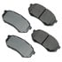 ACT589 by AKEBONO - ProACT Ultra Premium Ceramic Disc Brake Pad Kit