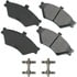 Akebono ACT659 Disc Brake Pad Set ProACT Ultra Premium Ceramic Disc Brake Pad Kit