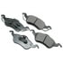 ACT816 by AKEBONO - ProACT Ultra Premium Ceramic Disc Brake Pad Kit