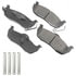 Akebono ASP1041A Disc Brake Pad Set Performance Ultra Premium Ceramic Disc Brake Pad Kit