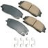 ASP1056 by AKEBONO - Performance Ultra Premium Ceramic Disc Brake Pad Kit