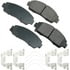 Akebono ASP1089A Disc Brake Pad Set Performance Ultra Premium Ceramic Disc Brake Pad Kit