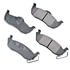 Akebono ASP1087 Disc Brake Pad Set Performance Ultra Premium Ceramic Disc Brake Pad Kit