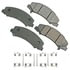 ASP1159 by AKEBONO - Performance Ultra Premium Ceramic Disc Brake Pad Kit
