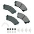 Akebono ASP1164A Disc Brake Pad Set Performance Ultra Premium Ceramic Disc Brake Pad Kit