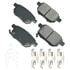 ASP1354C by AKEBONO - Performance Ultra Premium Ceramic Disc Brake Pad Kit