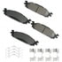 ASP1508A by AKEBONO - Performance Ultra Premium Ceramic Disc Brake Pad Kit