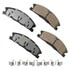 ASP1611 by AKEBONO - Performance Ultra Premium Ceramic Disc Brake Pad Kit