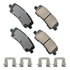 Akebono ASP1793 Disc Brake Pad Set Performance Ultra Premium Ceramic Disc Brake Pad Kit
