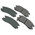 Akebono ASP714 Disc Brake Pad Set Performance Ultra Premium Ceramic Disc Brake Pad Kit