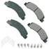 Akebono ASP824A Disc Brake Pad Set Performance Ultra Premium Ceramic Disc Brake Pad Kit