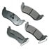 ASP981 by AKEBONO - Performance Ultra Premium Ceramic Disc Brake Pad Kit