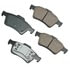 EUR973 by AKEBONO - EURO Ultra Premium Ceramic Disc Brake Pad Kit
