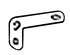 18-59460-001 by FREIGHTLINER - Leveling Valve Linkage Bracket