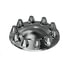 15200 by AMERICAN CHROME - ABS Front Cover Kit - Removable Cap, 10 Lug, 33mm Push On with Flange