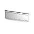 20113 by AMERICAN CHROME - License Plate Holders, 26 in. Length, 8 in. Height, 2 License, Stainless