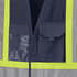 V1021580U-2/3XL by PIONEER SAFETY - Safety Vest - Navy, Size 2XL/3XL