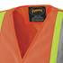 V2510850U-2/3XL by PIONEER SAFETY - Flame Resistant Hi-Viz Vest - Hi-Viz Orange, Size 2X/3X