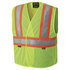 V2510860U-L/XL by PIONEER SAFETY - Flame Resistant Hi-Viz Vest - Hi-Viz Yellow/Green, Size L/XL