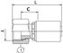 14100-0812 by CONTINENTAL AG - [FORMERLY GOODYEAR] "B2-" Fittings