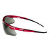 50016 by JACKSON SAFETY - Jackson SG Safety Glasses - Smoke Lens, Red Frame, Hardcoat Anti-Scratch, Outdoor