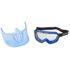 21000 by JACKSON SAFETY - Safety Goggles -  GPL500 Premium, w/ Flip-Up Detachable Face Shield, Blue Body, Clear Lens, Anti-Fog