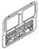 A18-62640-002 by FREIGHTLINER - Glove Box Back Panel Trim