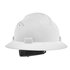 20820 by JACKSON SAFETY - Advantage Full Brim Hard Hat, Vented, White